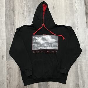 VTG The Shining Movie Stanley Hotel REDRUM Horror Hoodie Estes Park Colorado L